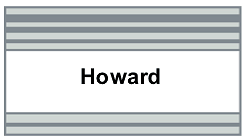 Basic Place Card with Stripes