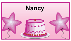 Birthday Place Card with Star