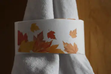 Fall Leaves Napkin Ring