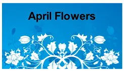 Blue Floral Place Card