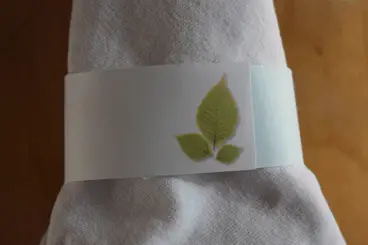 Green Leaf Napkin Ring