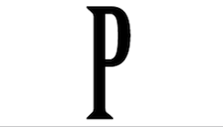 Monogram Place Card P