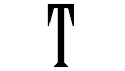 Monogram Place Card T