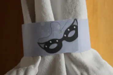 Party Mask Napkin Ring