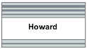 Basic Place Card with Stripes