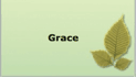 Green Leaf Place Card
