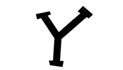 Letter Place Card Y